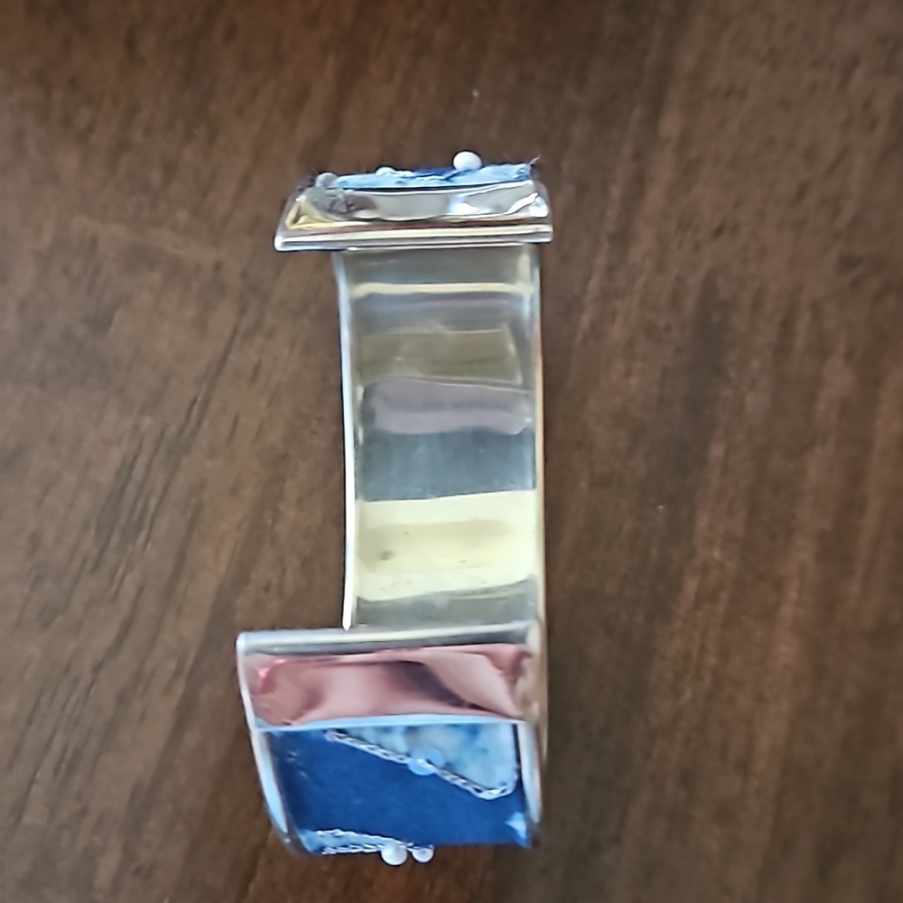 German Silver Cuff Bracelet NWT - Picture 4 of 7